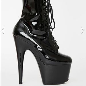 Black Platform Patent Stilettos ✨